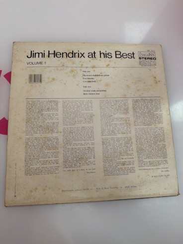 1-1-279470-2-Vinilo JIMI HENDRIX AT HIS BEST VOLUME 1 