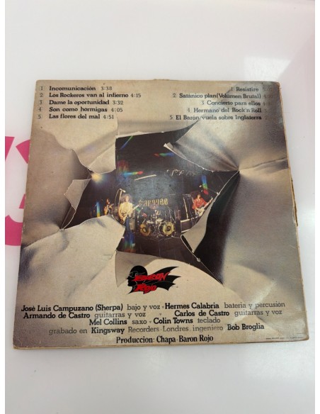 1-1-279453-2-Vinilo Roll Baron Rojo - Volumen Brutal 
