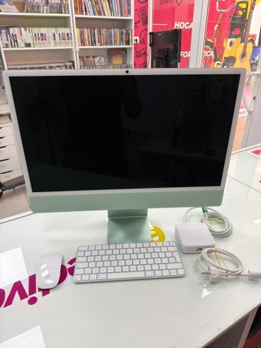 6-6-169155-1-Ordenador sobremesa Apple Imac a3247 M4 24 Verde 16Ram 256GB 2024