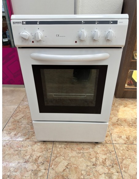 1-1-279553-3-Gran Electrodoméstico Cocina Rommer CVH-50 50CM Blanco 3 Fuegos Horno 52L 
