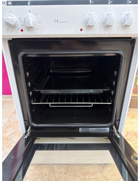 1-1-279553-4-Gran Electrodoméstico Cocina Rommer CVH-50 50CM Blanco 3 Fuegos Horno 52L 