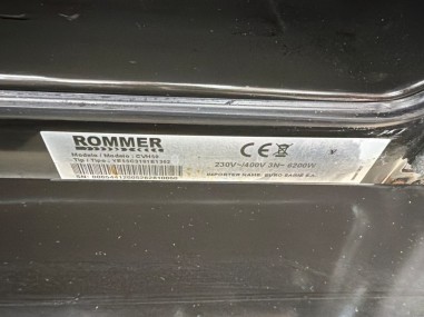 1-1-279553-6-Gran Electrodoméstico Cocina Rommer CVH-50 50CM Blanco 3 Fuegos Horno 52L 