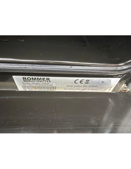 1-1-279553-6-Gran Electrodoméstico Cocina Rommer CVH-50 50CM Blanco 3 Fuegos Horno 52L 