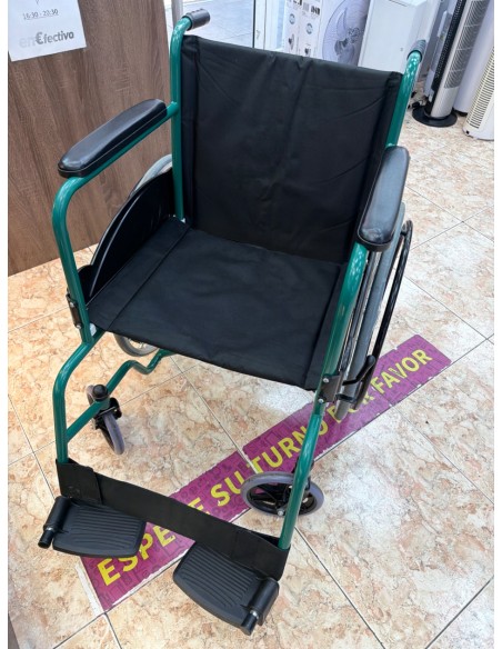 1-1-279558-1-Silla De Ruedas Ancho Especial Verde Negra
