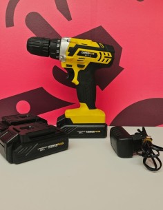 8-8-81242-1-Taladro A Bateria PowerPlus 3 baterías POWX00501 DRILL