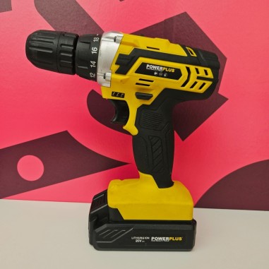 8-8-81242-2-Taladro A Bateria PowerPlus 3 baterías POWX00501 DRILL