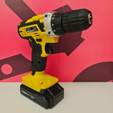 8-8-81242-4-Taladro A Bateria PowerPlus 3 baterías POWX00501 DRILL