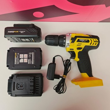 8-8-81242-7-Taladro A Bateria PowerPlus 3 baterías POWX00501 DRILL