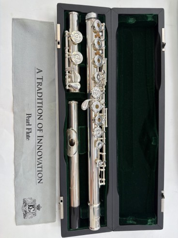 1-1-279534-1-Instrumento Viento Metal Flauta Travesera Pearl Flute PF-665