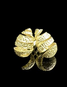 8-1-279569-1-Pendientes tipo gota mate de plata de ley 925 baño oro 18K 2