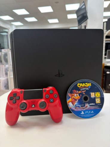 1-1-257899-1-Consola PS4 1T Negra Slim Juego crash
