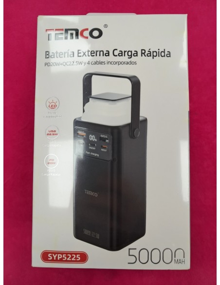 6-6-172230-1-Cargador Powerbank Temco 50000mah(precintado)