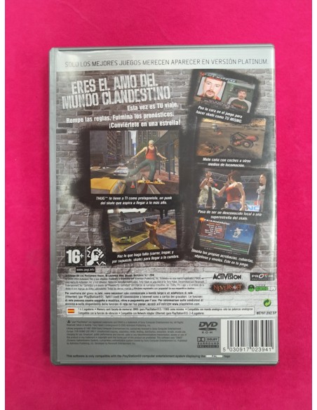6-6-172184-4-Videojuego PS2 Tony Hawks Underground Platinum
