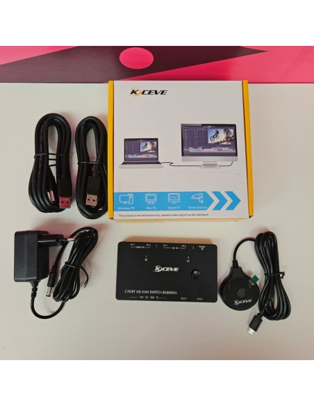 8-8-81510-3-Accesorio ordenador Conmutador USB 3.0 KCEVE (NUEVO)