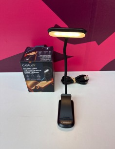 8-8-81545-1-Hogar Y Complementos CASALUX Luz De Lectura Con Pinza (Sin Uso)