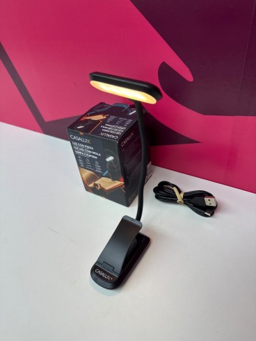 8-8-81543-2-Hogar Y Complementos CASALUX Luz De Lectura Con Pinza (Sin Uso)