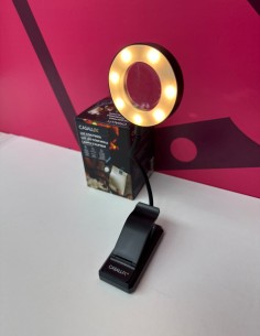 8-8-81541-1-Hogar y complementos CASALUX Luz de lectura con pinza Aro (Sin Uso)