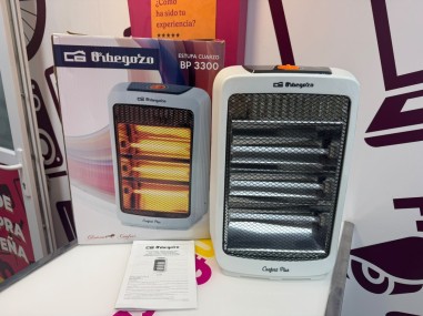 9-9-80379-4-Estufa Incandescente cuarzo orbegozo bp 3300 1200w 