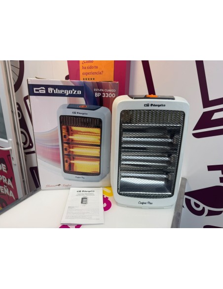 9-9-80379-4-Estufa Incandescente cuarzo orbegozo bp 3300 1200w 