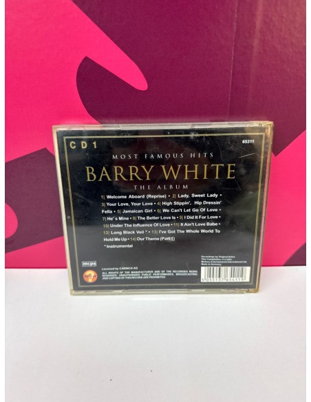 8-8-81639-2-CD, vinilos y casetes Barry White The Album 