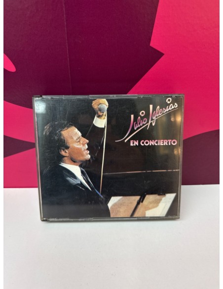 8-8-81651-1-CD, vinilos y casetes Julio Iglesias En concierto