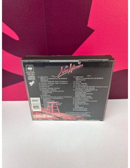 8-8-81651-2-CD, vinilos y casetes Julio Iglesias En concierto