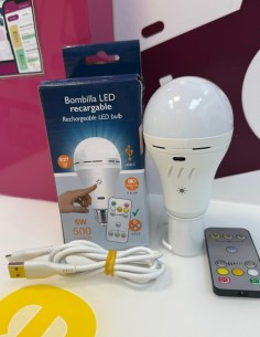 9-9-80521-2-Bombilla Led Recargable 