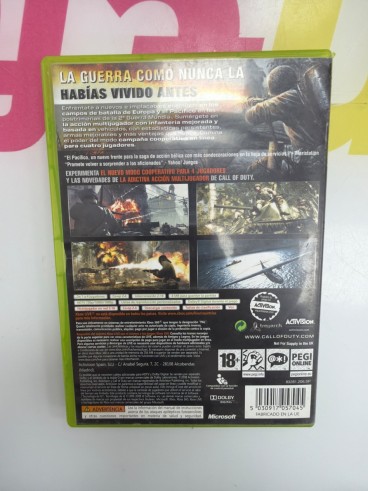 1-1-277487-3-Videojuego Xbox 360 Call Of Duty World At War
