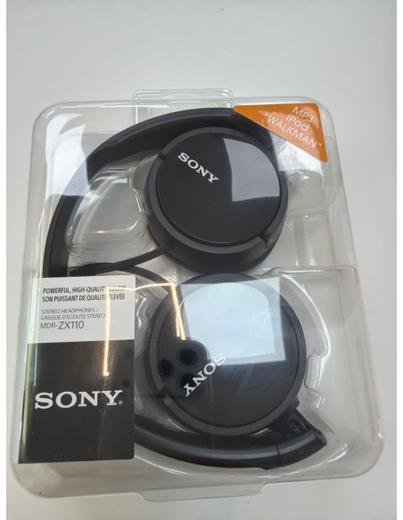 1-1-279875-1-Auriculares Diadema Sony MDR-ZX110, Con Cable, 12 Hz- 22kHz, 98 DB Supra-aural, Negro