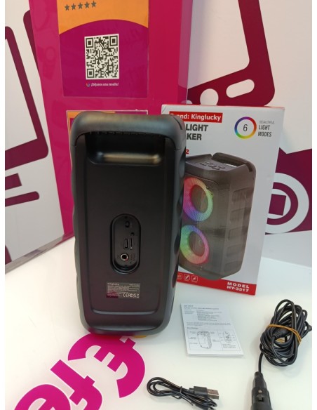9-9-80544-2-Altavoz Portatil Bluetooth Rgb Light Speaker Hy-3317