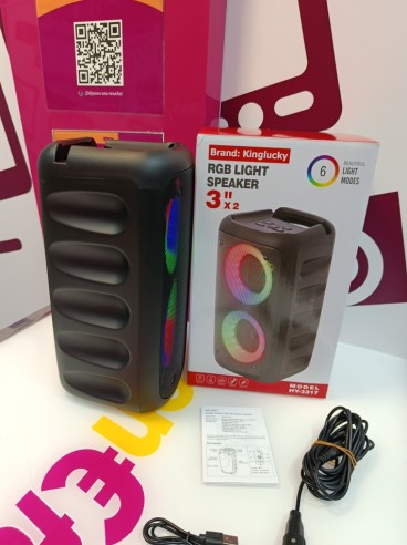 9-9-80544-3-Altavoz Portatil Bluetooth Rgb Light Speaker Hy-3317