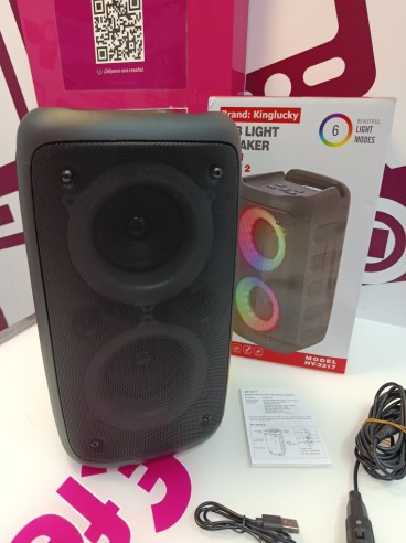 9-9-80544-5-Altavoz Portatil Bluetooth Rgb Light Speaker Hy-3317
