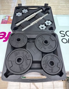8-8-81723-1-Equipamiento Gimnasio Kit De Pesas Domyos