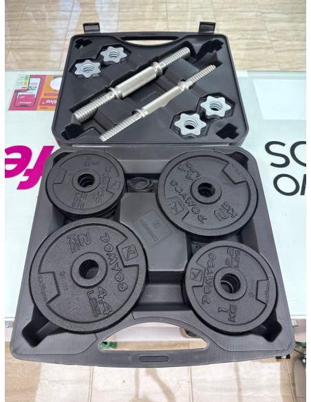 8-8-81723-1-Equipamiento Gimnasio Kit De Pesas Domyos