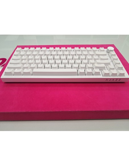 6-6-172377-7-Teclado Alfanumérico Ajazz AK820 blanco
