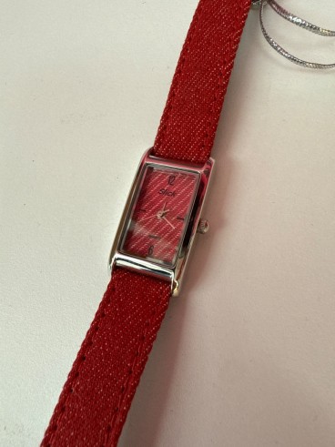 8-8-81756-3-Reloj Pulsera Señora Silk Rojo (NUEVO)