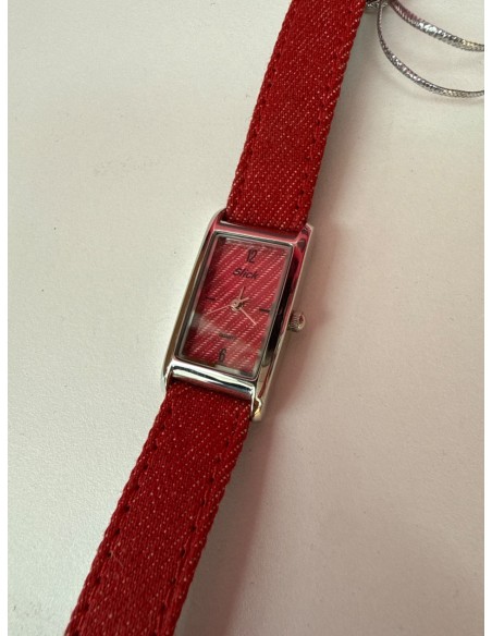 8-8-81756-3-Reloj Pulsera Señora Silk Rojo (NUEVO)