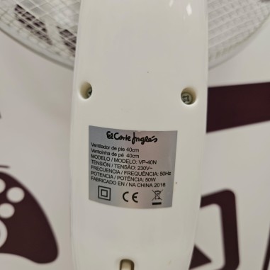 8-8-81753-5-Ventilador El corte Ingles VP-40N 50w