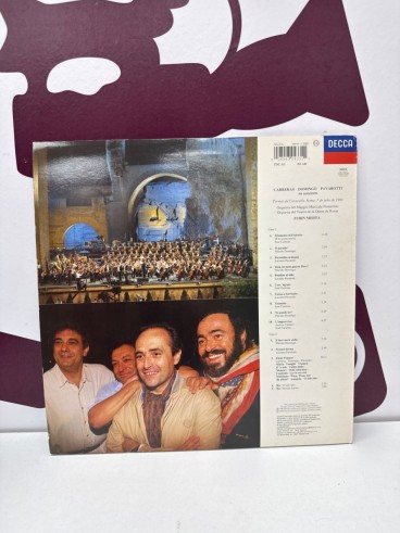 8-8-81783-2-Vinilo Carreras Domingo Pavarotti en concierto 