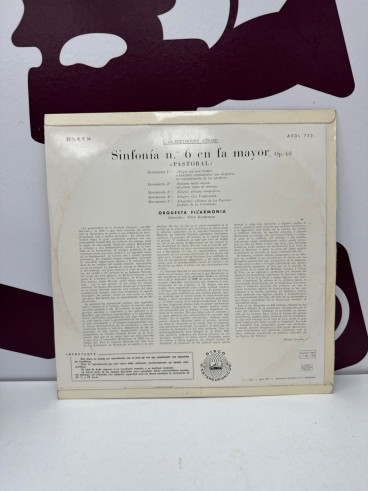 8-8-81781-2-Vinilo Las Sinfonias de bethoven numero 6