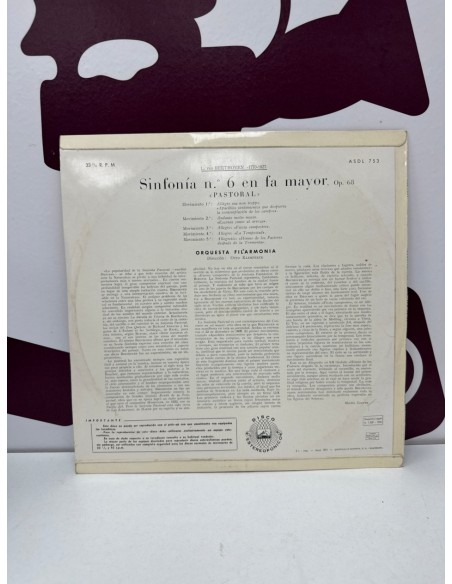 8-8-81781-2-Vinilo Las Sinfonias de bethoven numero 6