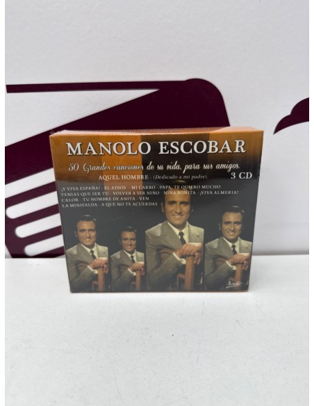 8-8-81784-1-CD Manolo Escobar 50 Grandes canciones 