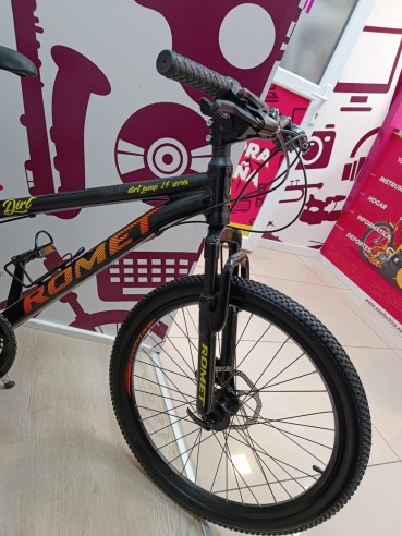 9-9-80548-7-Bicicleta Nino Romet Dirt Jump 24 Negra