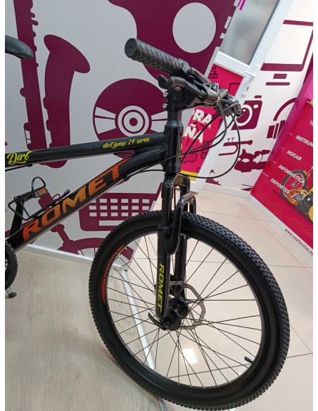 9-9-80548-7-Bicicleta Nino Romet Dirt Jump 24 Negra