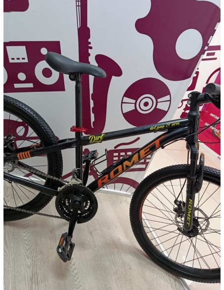 9-9-80548-8-Bicicleta Nino Romet Dirt Jump 24 Negra