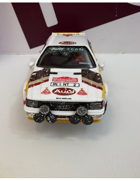 9-9-80509-1-Bebé y juguetes Coche scalextric audi quattro efecto nieve 