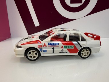 9-9-80577-3-Juguetes coche scaletrixc mitsubishi lancer evolution de rally 