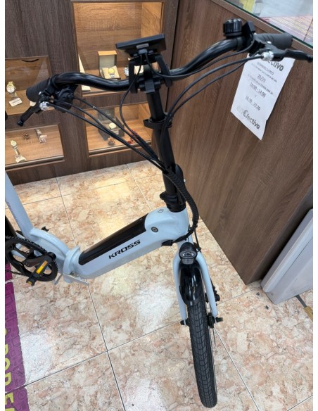 1-1-280021-2-Bicicleta Plegable KROSS FLEX HYBRID 1.0 BLANCA