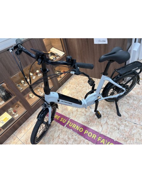 1-1-280021-6-Bicicleta Plegable KROSS FLEX HYBRID 1.0 BLANCA