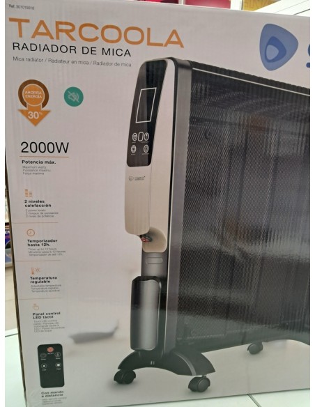 6-6-172452-4-Radiador De Placa MICA TARCOOLA CON MANDO 2000W